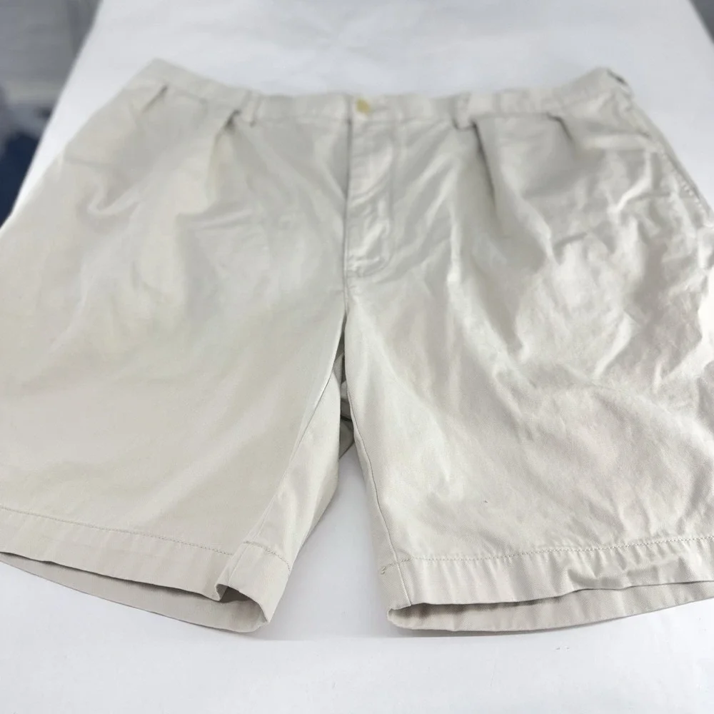 Vintage Polo Ralph Lauren Tyler Big Shorts Mens 42 Beige khaki preppy casual